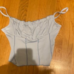 Blue cropped cami!